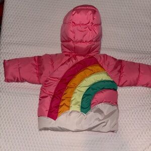 Old Navy Pink and White Infant Jacket